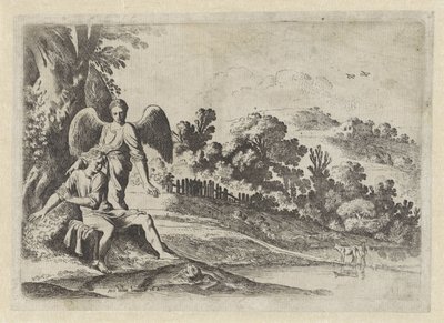 Tobias Frightened by the Fish by Moyses van Wtenbrouck