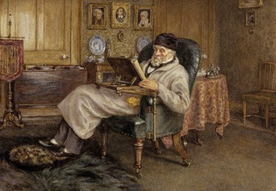 Thomas Carlyle, 1795 - 1881. Historian and Essayist by Helen Allingham