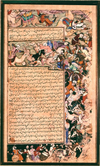 Battle Scene, c.1595 by Mughal School