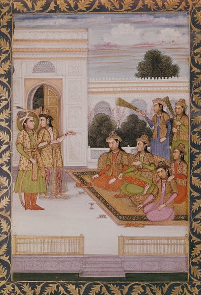 Joseph presented to the wives of Mizr by Zuleika, Potiphar