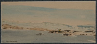 Entering Bergen by Muirhead Bone