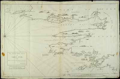 The south west coast of Ireland from the Staggs of Castle Haven to Dursey I. Surveyed and navigated by M. Mackenzie Sen. 1775. by Murdoch & Bowen Thomas Senior (fl.1775) Mackenzie