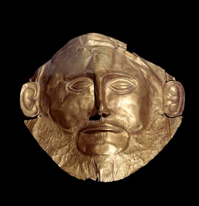 Mask of Agamemnon by Mycenaean