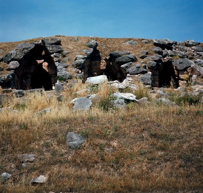Mycenaean Art: Houses Built in the Fortifications of the City of Tiryns by Mycenaean