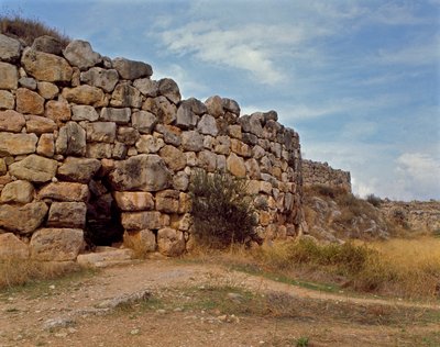 Mycenaean Art: Western Staircase Giving Access to the Mycenaean Citadel, Tiryns by Mycenaean