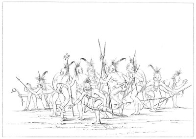 Discovery dance, Sac and Fox, Rock Island, Upper Mississippi by Myers and Co