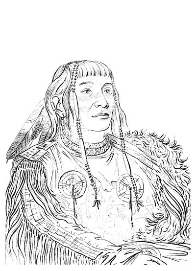 Portrait of a Native American Man by Myers and Co