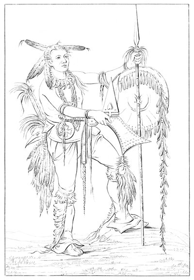 Sac or Fox brave, Rock Island, Upper Mississippi by Myers and Co