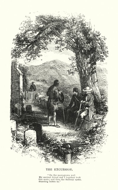 William Wordsworth: The Excursion by Myles Birket (after) Foster