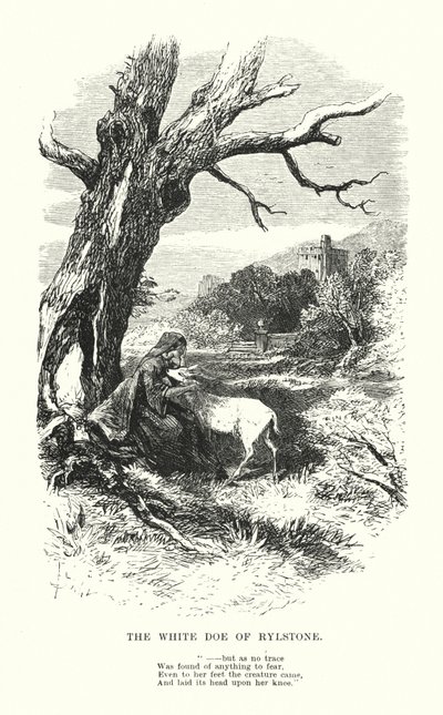 William Wordsworth: The White Doe of Rylstone by Myles Birket (after) Foster