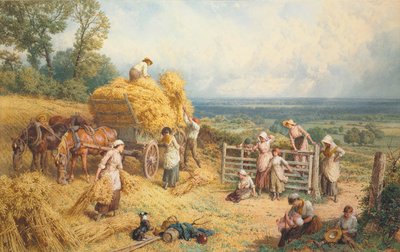 Harvest Time by Myles Birket Foster