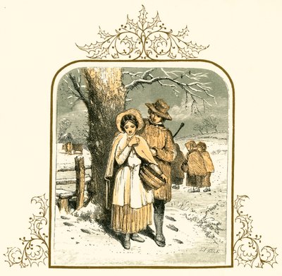 Love in the snow by Myles Birket Foster