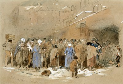 The Distribution of Coals by Myles Birket Foster