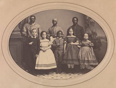 Emancipated Slaves Brought from Louisiana by Colonel George H. Banks, December 1863 by Myron H. Kimball