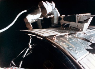 Alfred M. Worden during the Apollo 15 lunar mission, 1971 by NASA Images