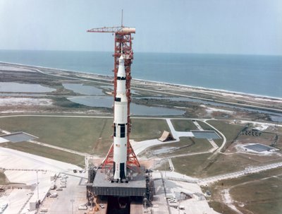 Apollo 15 on the launch pad at Kennedy Space Center, Florida, USA by NASA Images