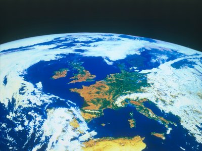 Earth from Space - Europe Seen from a Satellite, 1980s by NASA Images