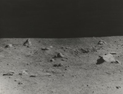 Lunar Surface Photographed by Surveyor V by NASA Images