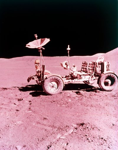 The first Lunar Roving Vehicle, Apollo 15 by NASA Images