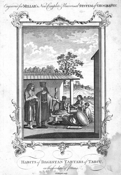 Habits of Dagestan Tartars of Tarcu, on the borders of Persia, 1780 by N. C. Goodnight