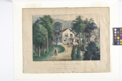 Chappaqua Farm, West Chester County, New York by N. and Ives J.M. (1824 95) Currier