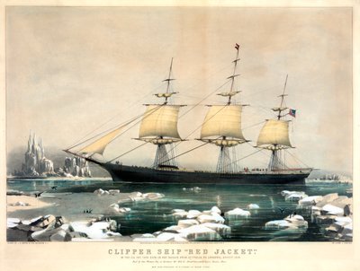 Clipper Ship Red Jacket by Currier and Ives