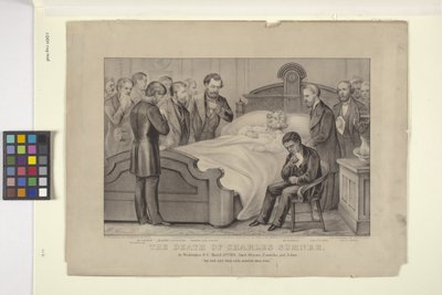 Death Of Charles Sumner by N. and Ives J.M. (1824 95) Currier