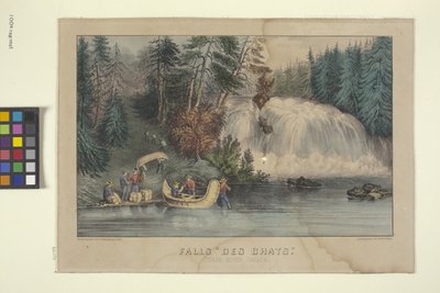 Falls of the Cats by N. and Ives J.M. (1824 95) Currier