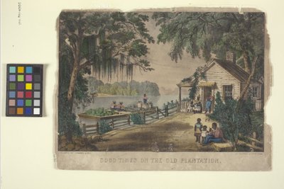 Good Times At The Old Plantation by N. and Ives J.M. (1824 95) Currier