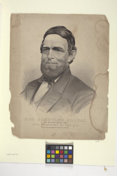 Hon. Schuyler Colfax by N. and Ives J.M. (1824 95) Currier
