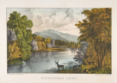 Moosehead Lake, Maine by Currier and Ives