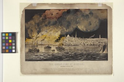 The Great Fire At Boston by N. and Ives J.M. (1824 95) Currier