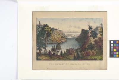 The Outlet Of The Niagara River by N. and Ives J.M. (1824 95) Currier