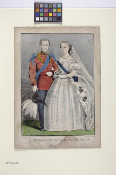 The Prince And Princess Of Wales by N. and Ives J.M. (1824 95) Currier