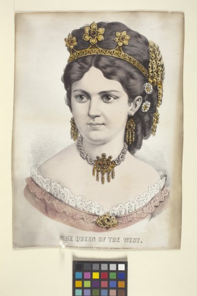 The Queen Of The West by N. and Ives J.M. (1824 95) Currier