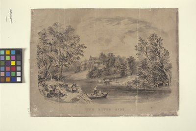 The River Side by N. and Ives J.M. (1824 95) Currier