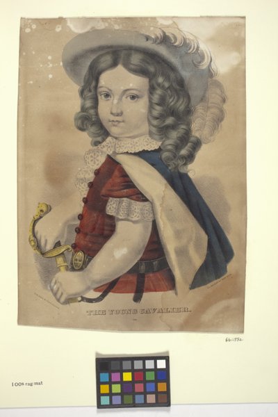 The Young Cavalier by N. and Ives J.M. (1824 95) Currier