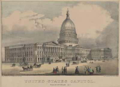 United States Capitol, Washington, D.C. 1872 by Currier and Ives