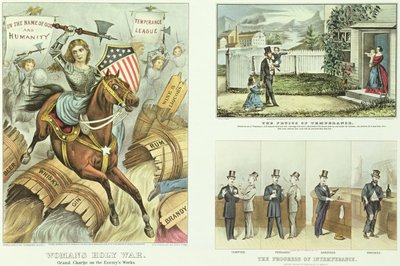The Fruits of Temperance, The Progress of Intemperance, and Woman