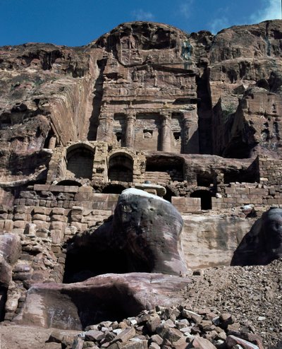 View of the Urn Tomb by Nabatean Nabatean