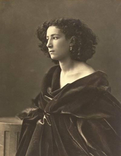 Sarah Bernhardt (1844-1924) French actress by Nadar
