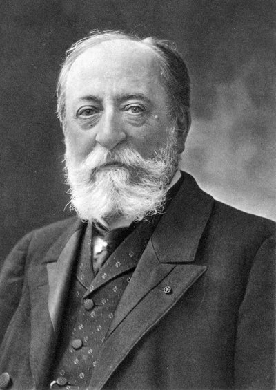 Camille Saint-Saëns (1835-1921) French composer, From a photograph by Nadar by Nadar