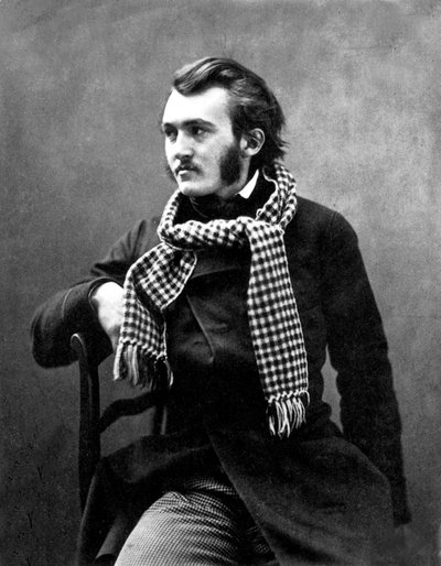 French Engraver Gustave Dore (1832-1883) Photographed by Nadar by Nadar