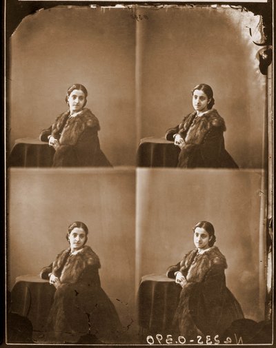 Portrait of Adelina Patti, soprano by Nadar