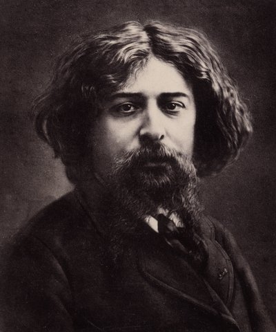 Portrait of Alphonse Daudet (1840-1897), French writer by Nadar