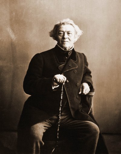 Portrait of Camille Corot, painter by Nadar