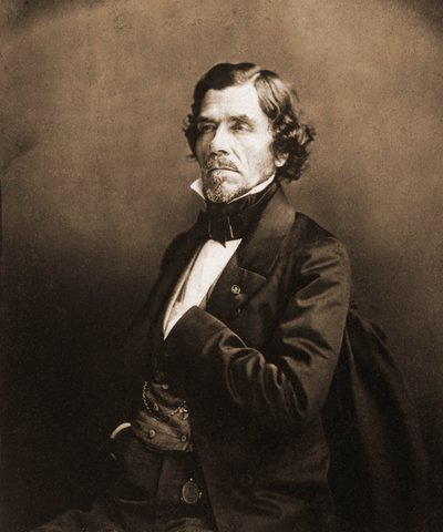 Portrait of Eugene Delacroix, painter by Nadar