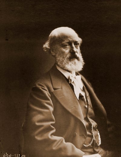 Portrait of Eugene Viollet-le-Duc, architect and watercolorist by Nadar