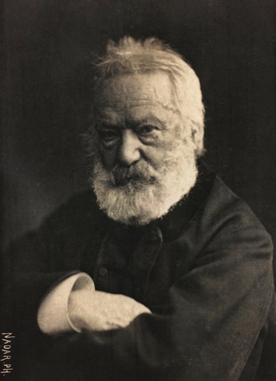 Portrait of French Novelist Victor Hugo by Nadar