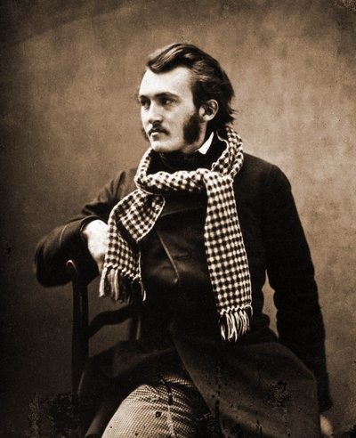 Portrait of Gustave Dore, cartoonist and engraver 1832-1883. Photograph by Nadar (Felix Tournachon) by Nadar
